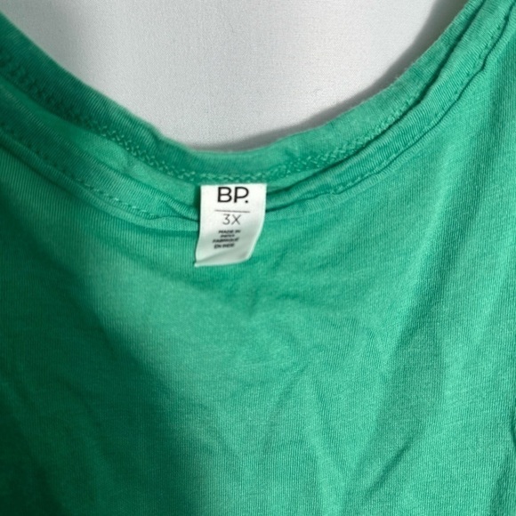 NWT BP Crop Tank Top Green Scoop Neck - Picture 4 of 4
